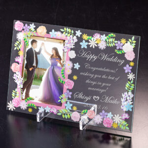 flowerphotoframe-pink-wedding-L